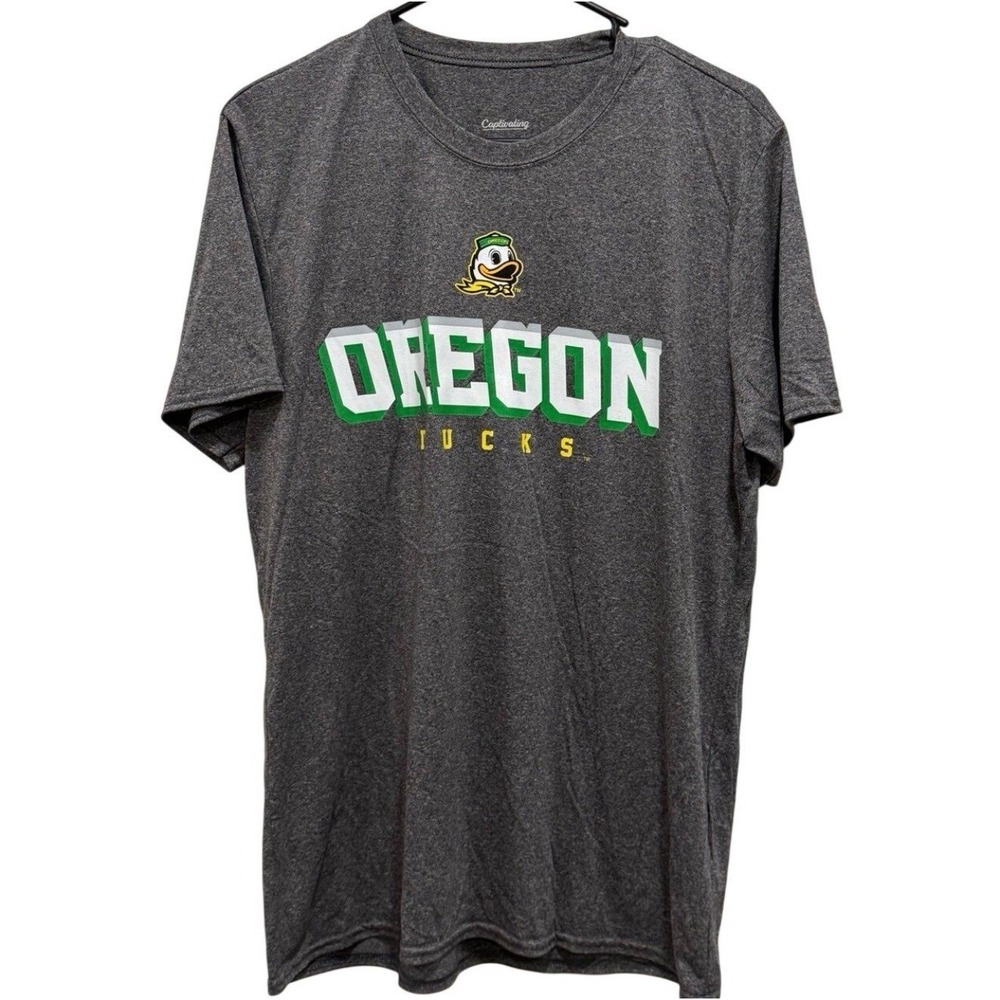 Oregon‎ Ducks Graphic Tee Gray Medium